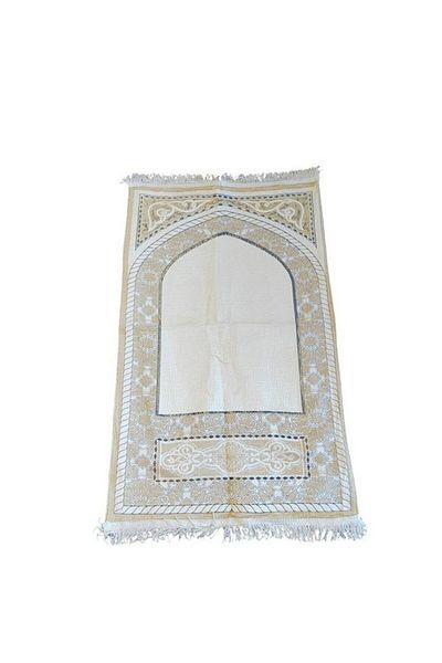 SLİCO Elegant Pattern High Quality Memory Foam Prayer Mat