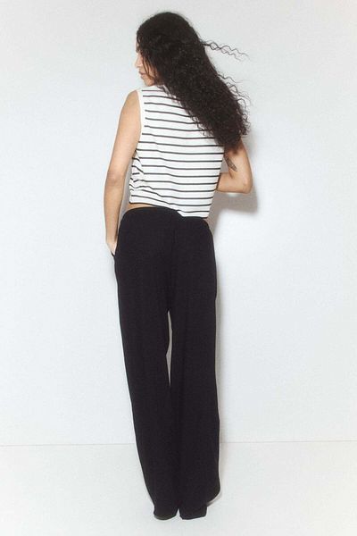 H&M Straight drawstring trousers