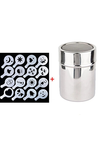 choice2 مجموعة واحدة من قوالب الكابتشينو المصنوعة من الفولاذ المقاوم للصدأ، أ...