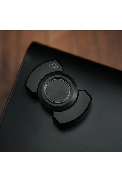 Choice Black Metal Magnetic Slider Transform Hand Spinner Push Card Mini EDC Stress Relief Push Card Adult