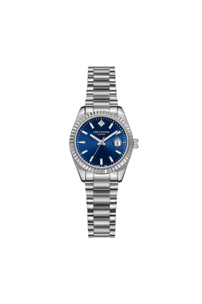 Lee Cooper LC08126.390 Women Analog Display Watch & Metal Strap Silver