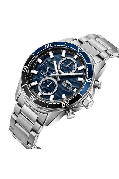 Slazenger SLAZENGER Men's Multi Function Blue Dial Watch - SL.9.2396.2.01