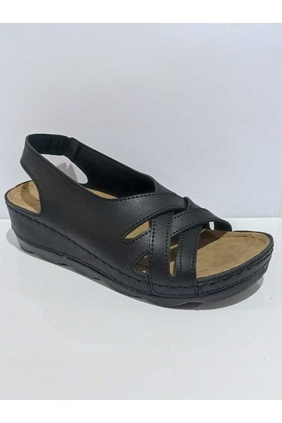ARYAN 37-759 Sandale anatomice pentru femei cu toc cu pană