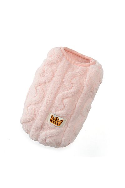 Choice S Pink Soft Fleece Dog Clothes For Small Dogs Cats Sweater Autumn Winter Warm Puppy Vest Apparel Fre