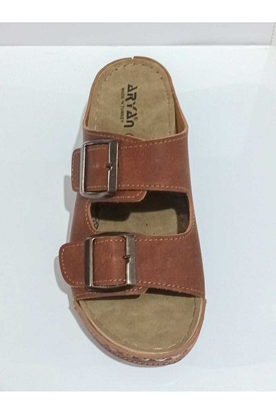 ARYAN 09-978 Ανατομικές Γυναικείες Παντόφλες Wedge Heel