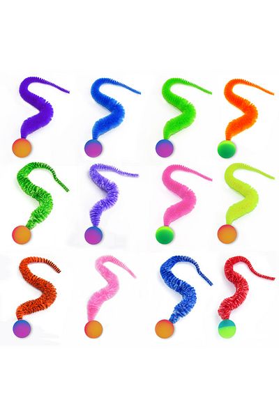 Choice pure color 1pc Cat interactive toys Tickle Cat Colorful Bouncing Ball Pet Supplies Puzzle Teasing In