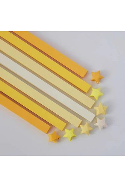 Choice TT2312275-04 540pcs Colorful Papers Lucky Star DIY Handmade Origami Paper Strips Decor Folding Paper