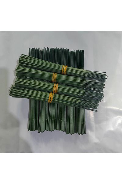 Choice Length 6.69inch 500 Pieces 50/200/500pcs Plastic-clad Iron Flower Stem For Artificial Hydrangea Rose