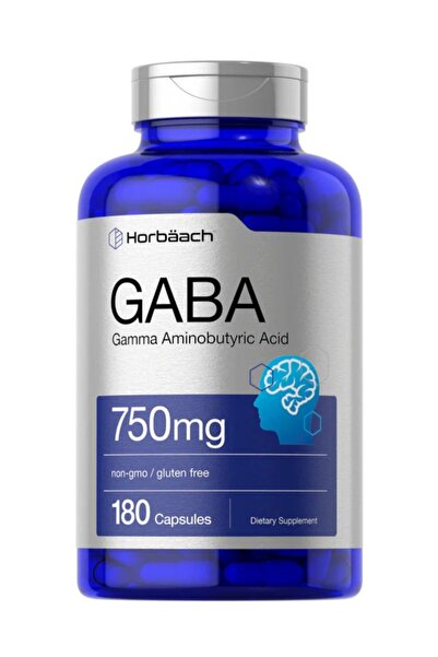 Horbaach Gaba 750mg 180 veg.Kapsül.usa vers.