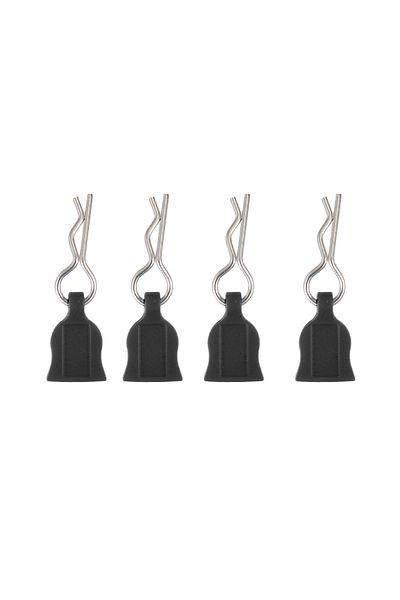 Choice 1 10 4PCS 4/12pcs Metal R-type Car Shell Body Fixed Clips Pin with Tab for Axial SCX10 TRX-4 MJX Hyp