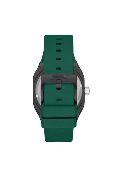 Slazenger SL.9.2415.1.02 Men Automatic  Display Watch & Silicone Strap Dark Green
