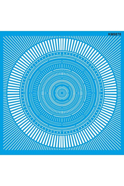 StencilSepeti Thick Material Modern Wall Pattern - Stencil Painting Template