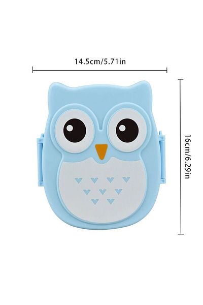 Choice 1pc blue Portable Plastic Children Students Lunch Box Bento Box Food Container Carton Dinnerware Cut