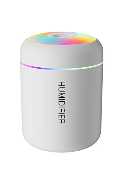 Choice مرطب هواء صغير أبيض 180 مل مع موزع روائح كهربائي USB لتنقية الزيوت العطرية ورذاذ العلاج بالروائح