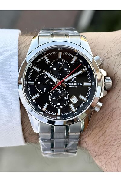 Daniel Klein DANİEL KLEIN EXCLUSIVE MEN'S WRIST WATCH SPORTS AND ELEGANT USE DUAL TIME ACTIVE INDICATORS