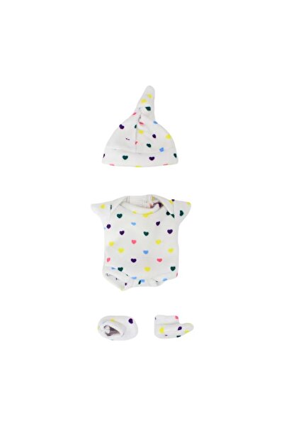 Choice مجموعة ملابس بيضاء من 4 أنماط لدمى الأطفال حديثي الولادة من 13 سم إلى ...