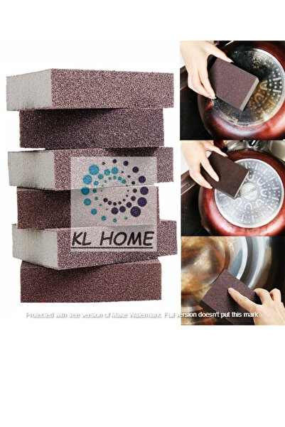 KL HOME New Generation Sponge Sanding - Steel Metal Wood for Cleaning Wedges and Pots (1 Pcs)