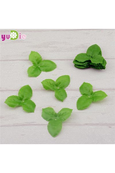 Choice 150pcs Triangle Leaves 150pcs Silk Green Leaf Artificial Mosaic Wedding Home Decorative Diy Wreath S