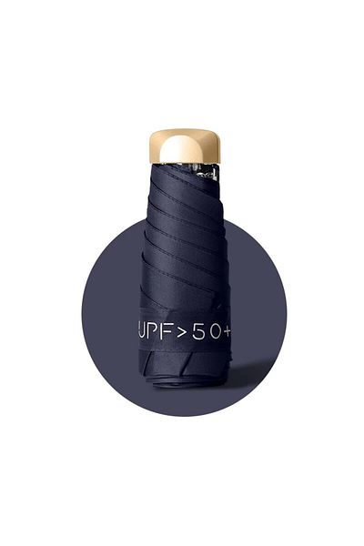 Choice Navy Blue Flat 50% Off Sun Protection Parasol, Women's Sun Umbrella, Anti-uv, Sunny And Rainy Dual-u
