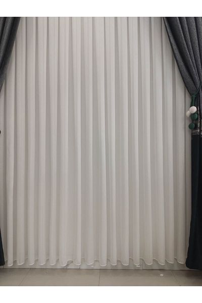 ARONA 1X3 Grammed Bamboo Tulle Striped Sik Pile