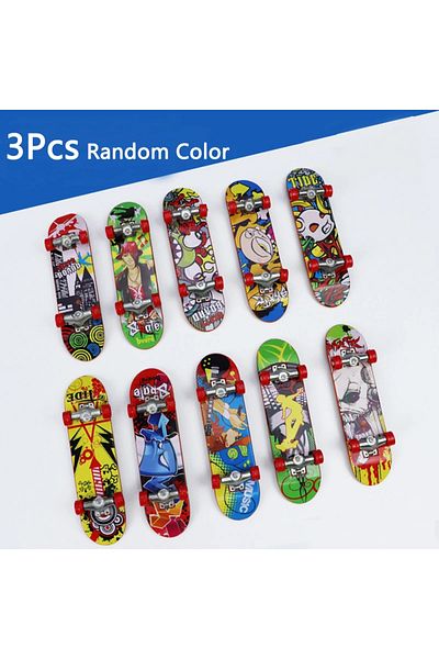 Choice 3Pcs Random Color 1/3/5pcs Mini Professional Skate Board Toys Cool Finger Sports Plastic Skateboards