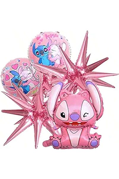 Miniso مجموعة بالونات فيلم ألومنيوم من 5 قطع أخرى من أنمي انفجار نجمة نجمة كن...