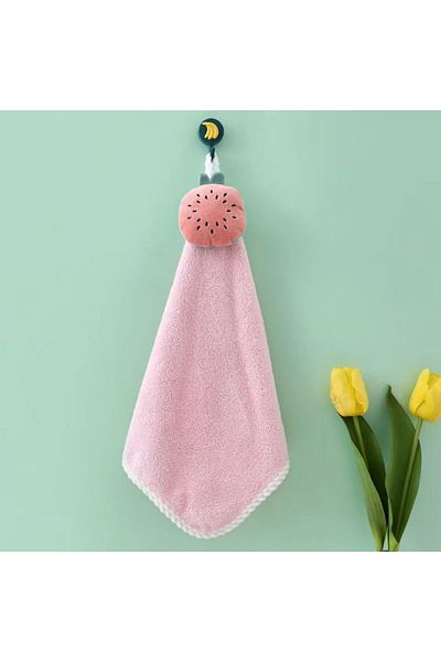 Choice Watermelon powder 1PCS Cute Hand Towels for Kids Baby Microfiber Fingertip Towels Super Absorbent Ha