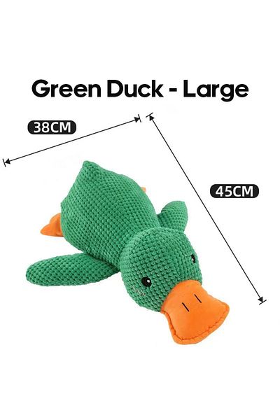Choice Green Duck Dog Toy Stomping Duck Bite Resistant Grinding Teeth Cleaning Large Dog Interactive Entert