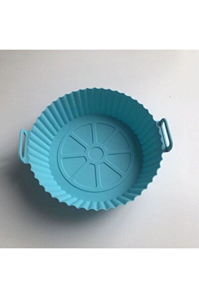 Choice Blue Silicone Air Fryer Liners Pot,Airfryer Basket Cooking Gadgets ,Re...