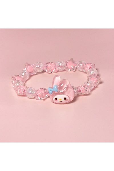 Choice Melody Sanrio Kuromi Cinnamoroll Crystal Bracelet Kawaii MyMelody Bracelet Super Fairy Sweet Couple
