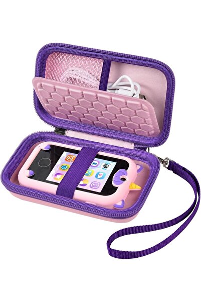 Choice Pink Educational Gift Kids Learning Phone Case, Compatible with Kikapabi Joozee Toy Phone, Protectiv