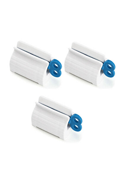 Choice7 3pcs Blue Rolling Toothpaste Squeezer Lazy Man Shampoo Manual Toothpa...