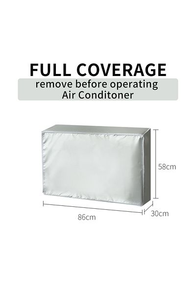 Choice 86x35x60cm Waterproof protection from sun and rain Air Conditioner cover outdoor sun block Multiple
