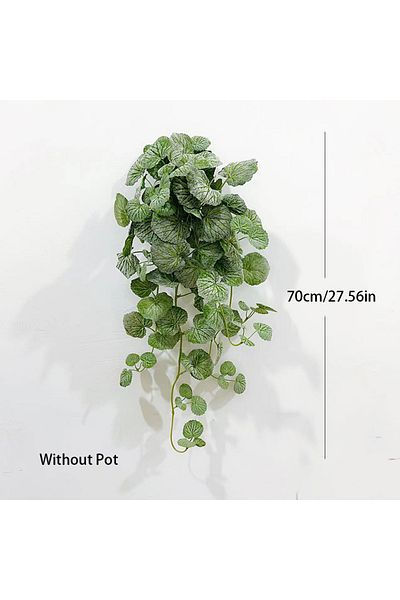 Choice 70cm 40-100cm Fake Hanging Plants Artificial Begonia Plant Vines Silk Plant Wall Leaves Tropical Sci