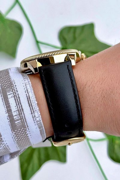 Daniel Klein Black Leather Strap Men's Wristwatch with Calendar and Bracelet Gift Zmdk1148