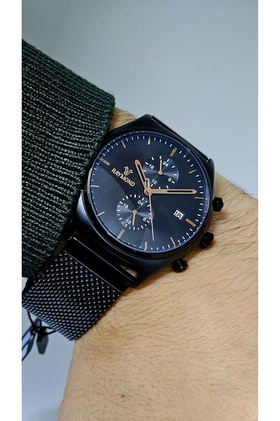 Raymond Rym-1048 Stainless Steel - 2 Years Warranty - Raymond Men's Wristwatch