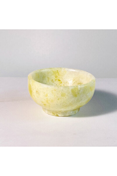 Choice 1PC Cauliflower Jade 1PC Natural Crystal Jade Bowl,Crystal Cup,Caulifl...