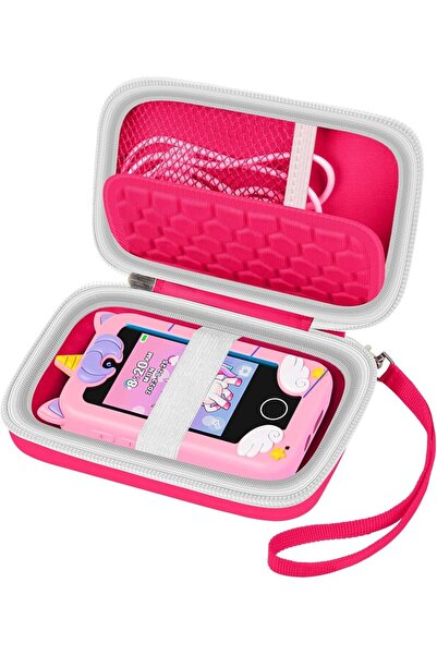 Choice جراب هاتف تعليمي للأطفال باللون الأحمر الوردي، متوافق مع هاتف لعبة Kik...