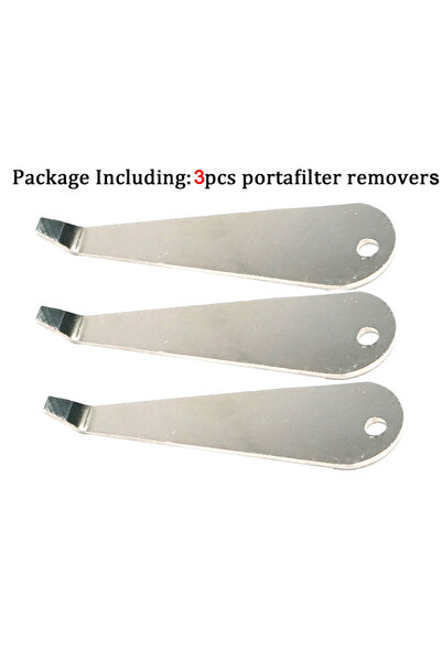 choice2 3 قطع من أدوات إزالة فلتر القهوة المصنوعة من الفولاذ المقاوم للصدأ، أ...