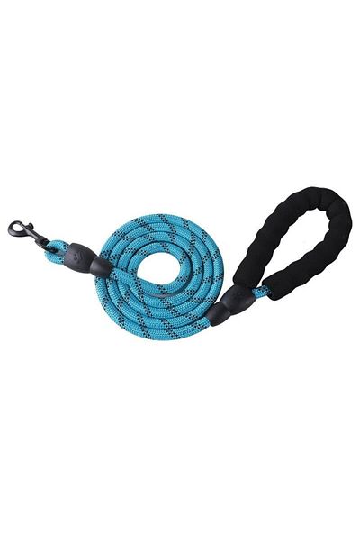Choice 150cm X 1.0 Blue Pet Reflective Leash Nylon Round Leash Explosionproof Punch Leash Dog Walking Round