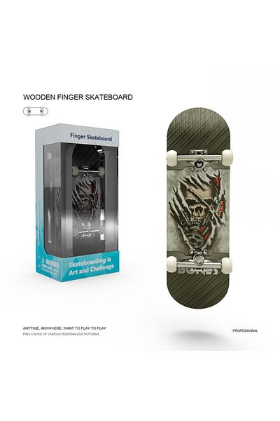 Choice 7 Wooden Fingerboard Fingerboard Set Finger Scooter Finger Skate Board Maple Wood Professional Mini.
