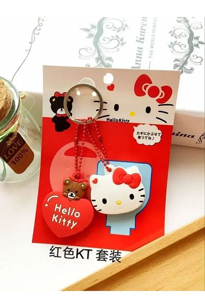 BANDAI small-1 New Sanrio Kawaii HelloKitty Silicone Key Dustproof Protective Cover Cartoon My Melody Keych
