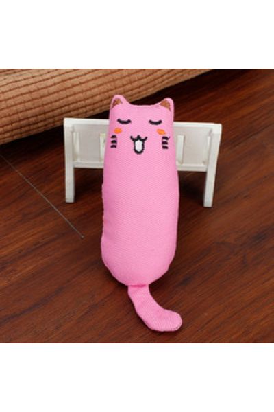 Choice Pink Rustle Sound Catnip Toy Cats Product For Pets Cute Cat Toys For Kitten Teeth Grinding Cat Plush