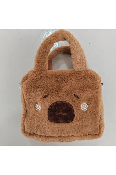 Choice Style A Cartoon Plush Bag Handbag Crossbody Anime Peripheral Products Cute Kapybara Plush Doll Bag C