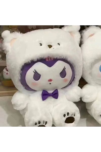 Choice 25cm-11 Kawaii 25cm Sanrio Jade Dog Kuromi Dressing Doll Doll Plush Toy Stuffed Animal Patung Dolls