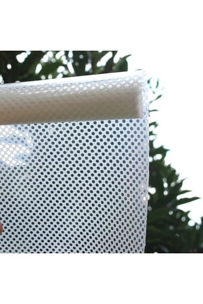 Choice 45x200cm White Self Adhesive Mesh Shading Film Glass Film Window Decoration Window Sticker Window Pa