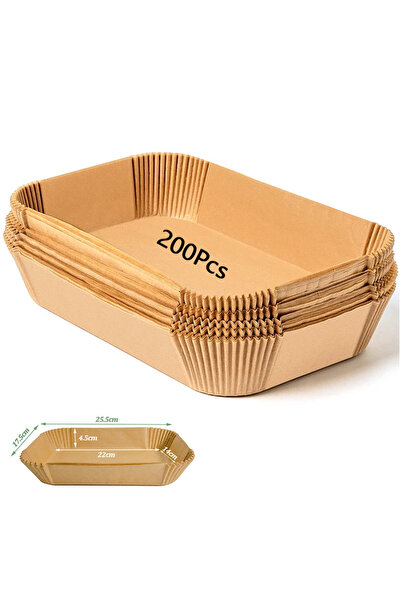 Choice 200 قطعة من ورق القلي الهوائي القابل للاستعمال مرة واحدة غير لاصق للخب...