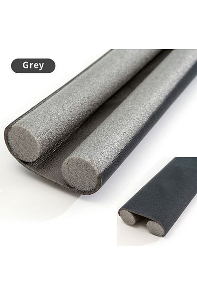 Choice Grey Cutable Door Bottom Weather Strip Flexible Noise Blocker Double Foam Stopper Sound Proof Dust W
