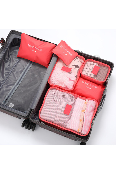 Choice مجموعة من 6 قطع من حقائب تخزين السفر وحقيبة السفر وحقيبة التخزين المحمولة