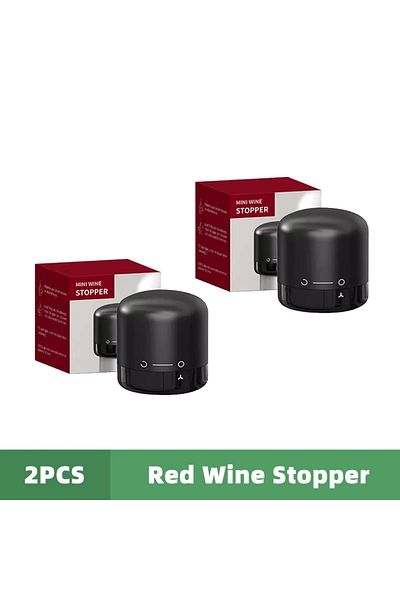Choice 2pc type B 1/2pc Vacuum Wine Bottle Cap Stopper Sealed Storage Vacuum Memory Wine Stopper Push Style